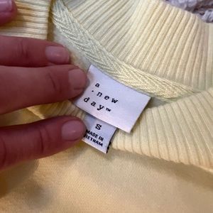 A New Day Sweatshirt Pale Yellow